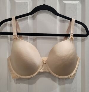 Sz 34DDD Nude Felina Cushion Comfort T-shirt Multi-way Strap Bra